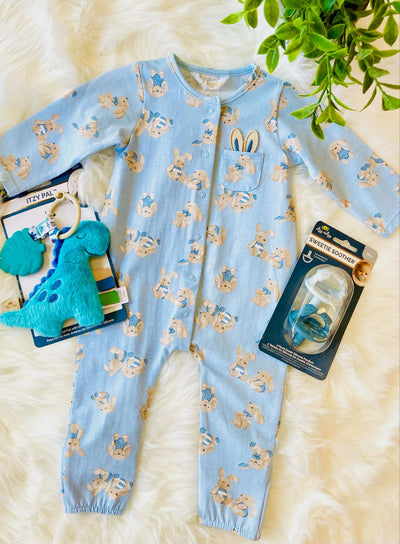 Boy's Mayoral Cotton Sky One Piece - Mini Mee Boutique