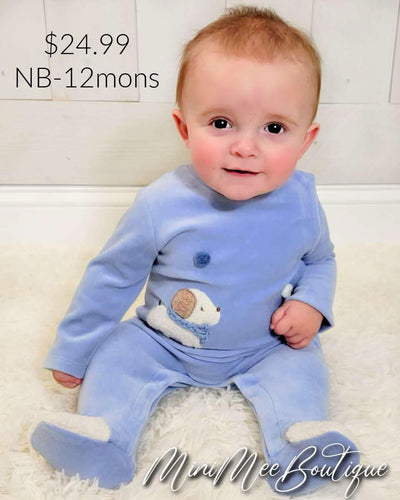 Boy's Puppy Sleeper - Mini Mee Boutique