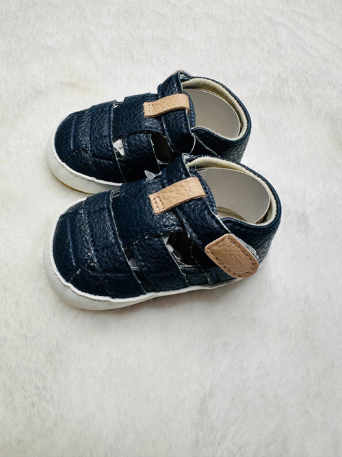 Boys Navy Strapped Sandals Shoes