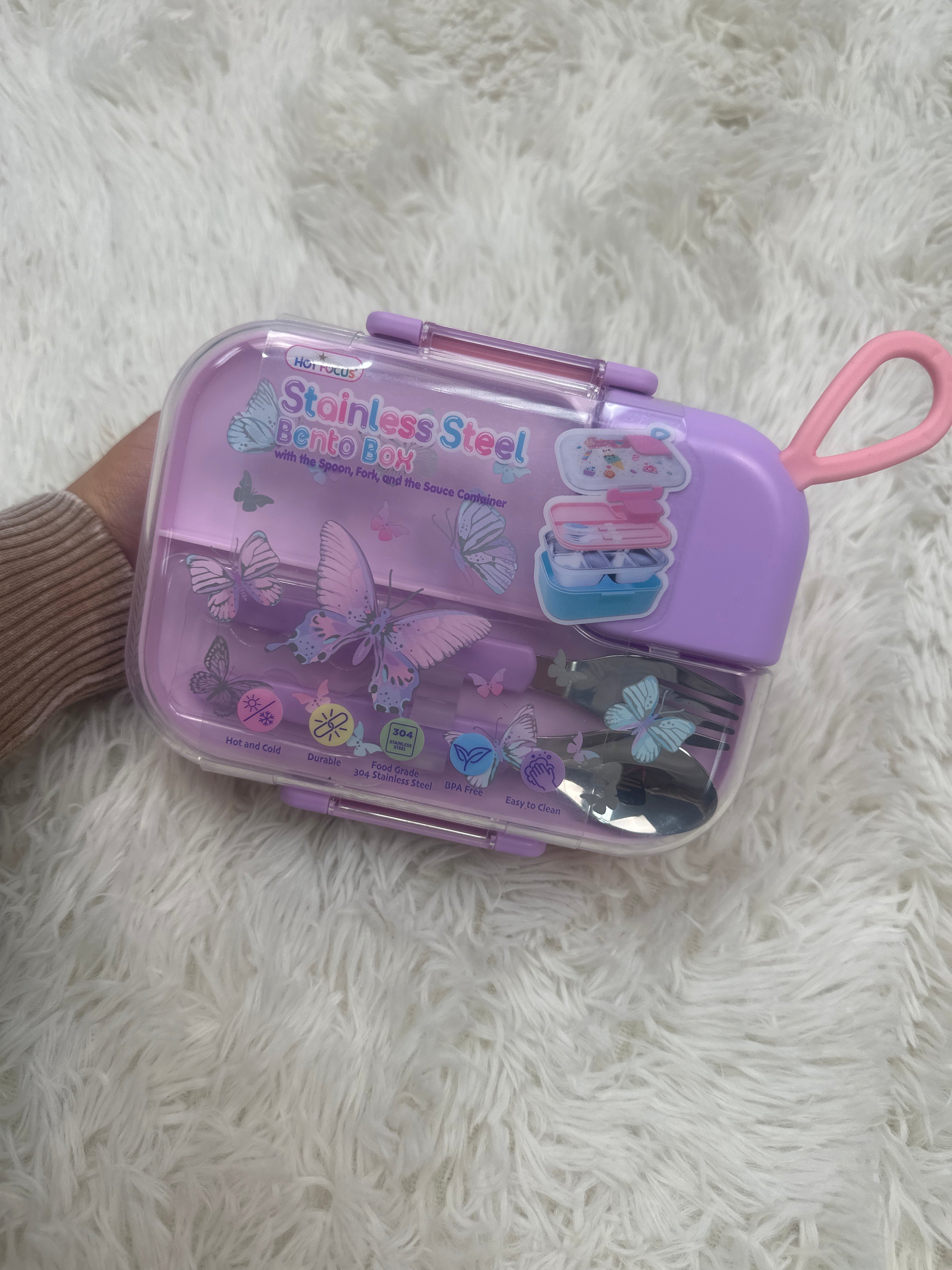 Butterfly Stainless Steel Bento Box Toy
