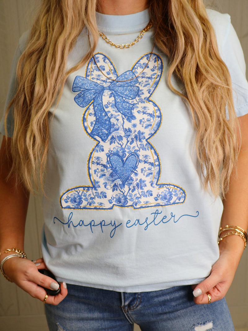 Happy Easter Bunny Tee- Women’s