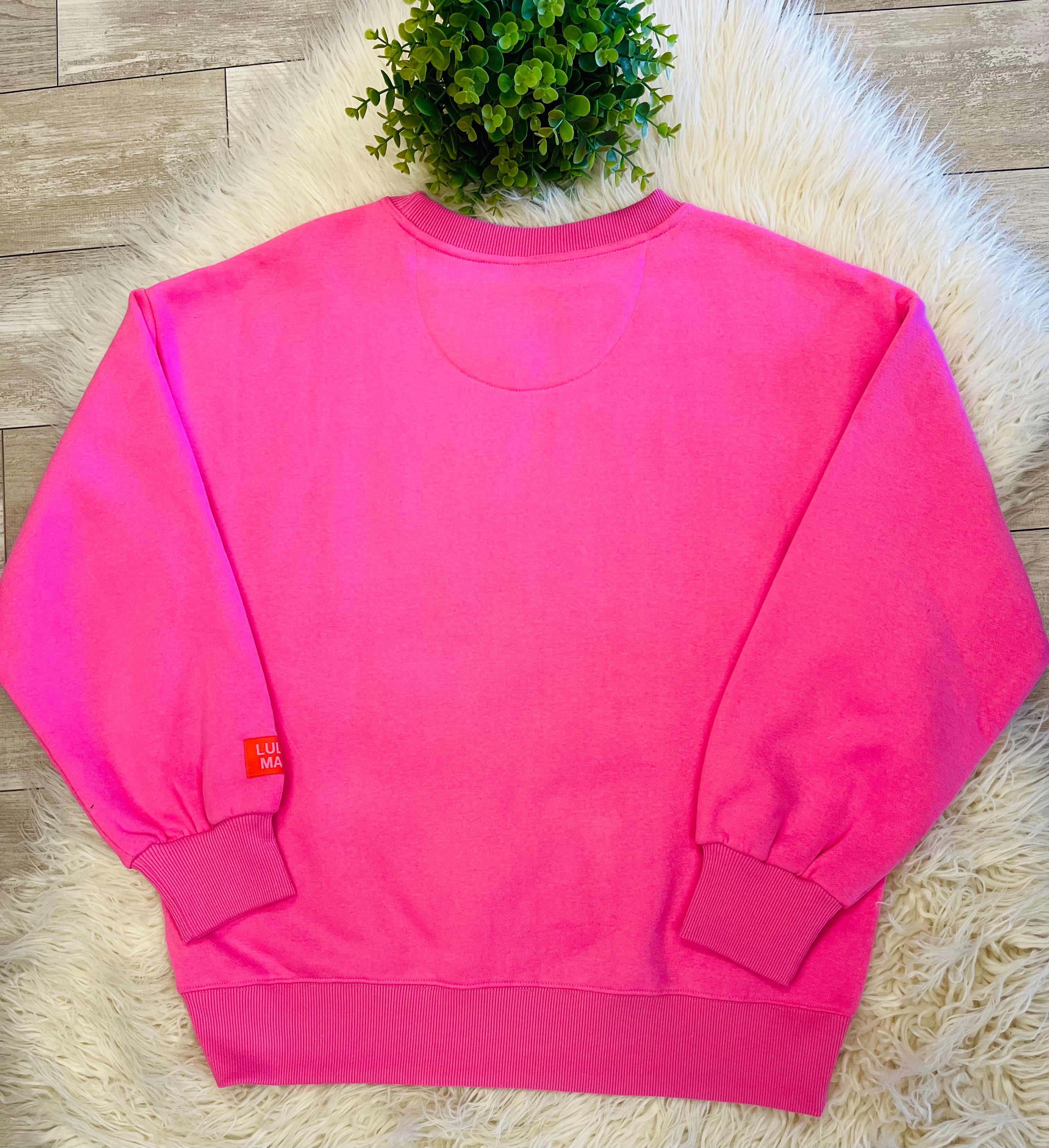 Women’s LuLu Mac Pink & Orange Sweatshirt