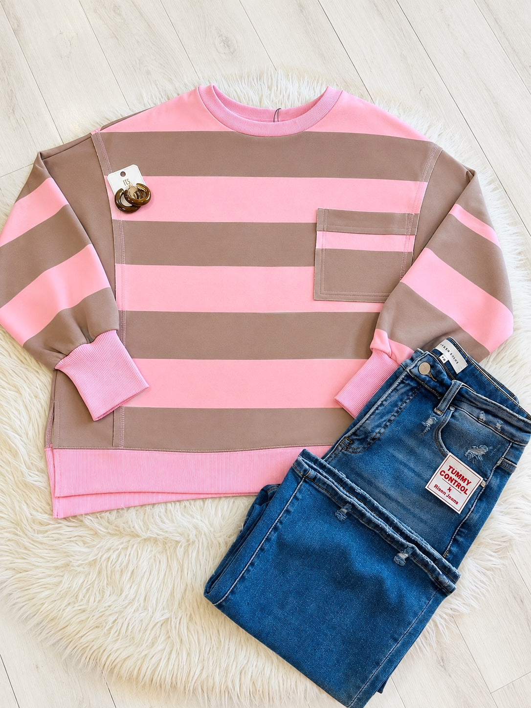 Strawberry Mocha Pullover Top Women’s