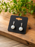 Classic Elegance Pearl Drop Earrrings
