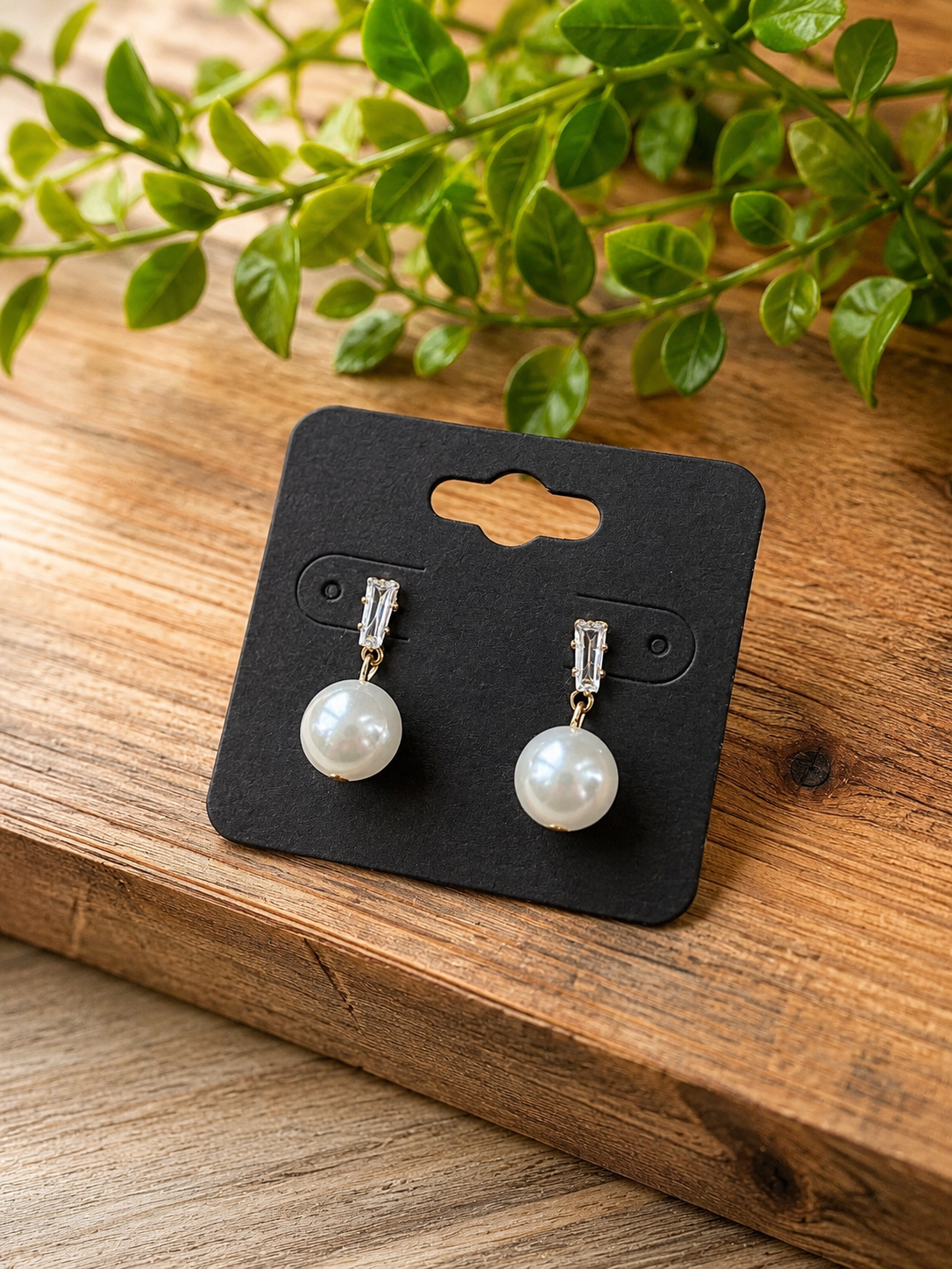 Classic Elegance Pearl Drop Earrrings