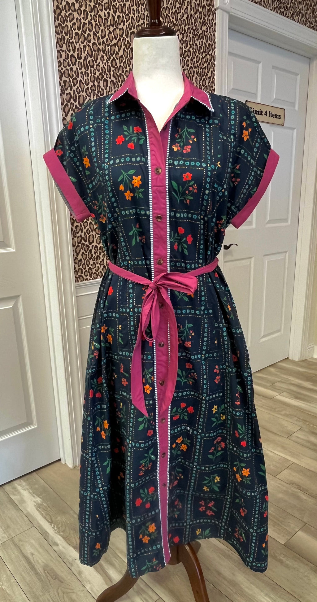 Women’s Umgee Navy Wild Flower Dress