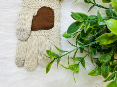 CC Beige Kids Gloves