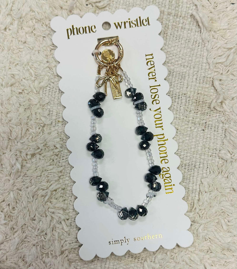 Simply Southern Trio Black Phone Wristlet