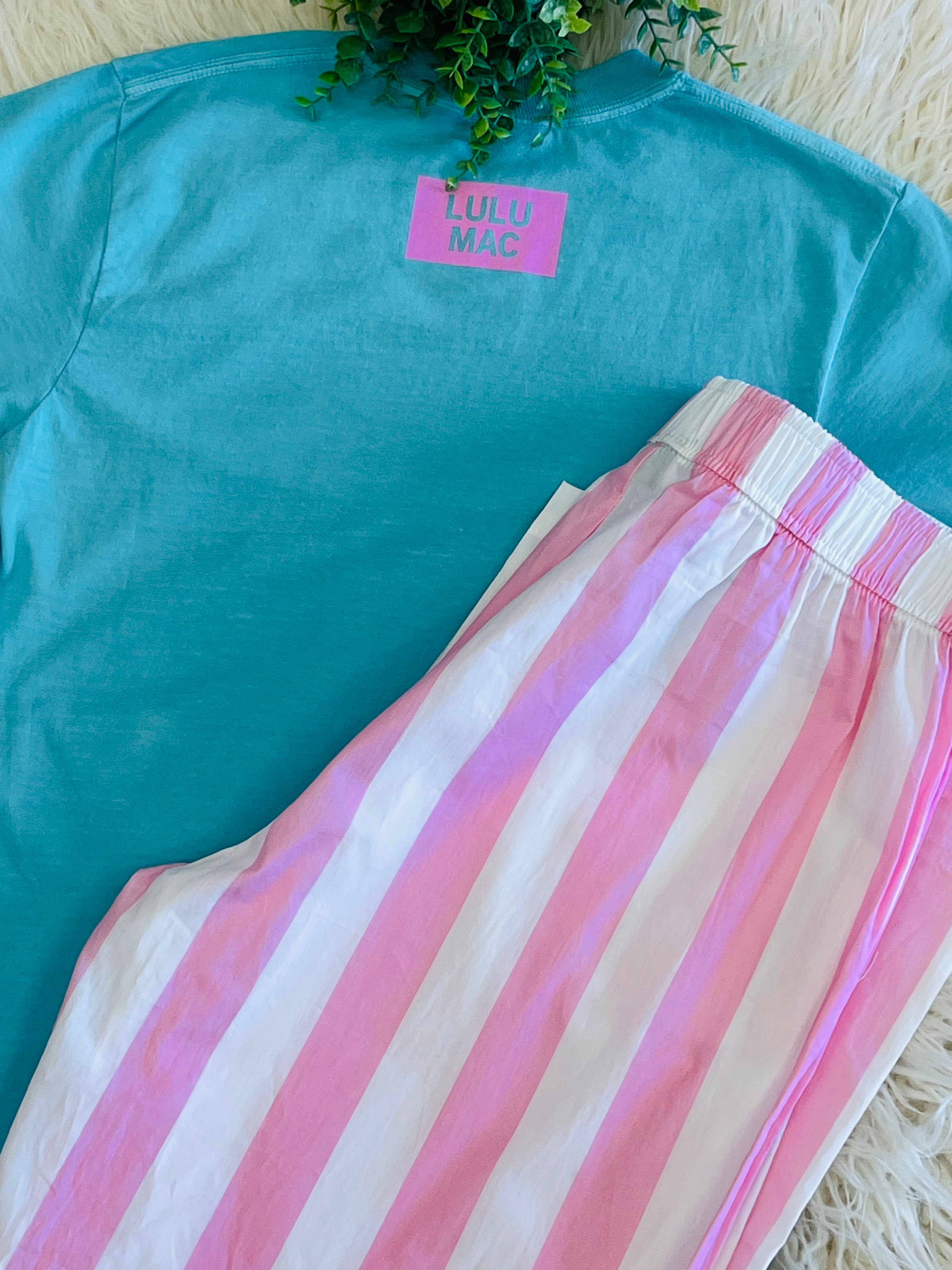 Women’s Polka Dot Chalky Mint LuLu Mac Tee