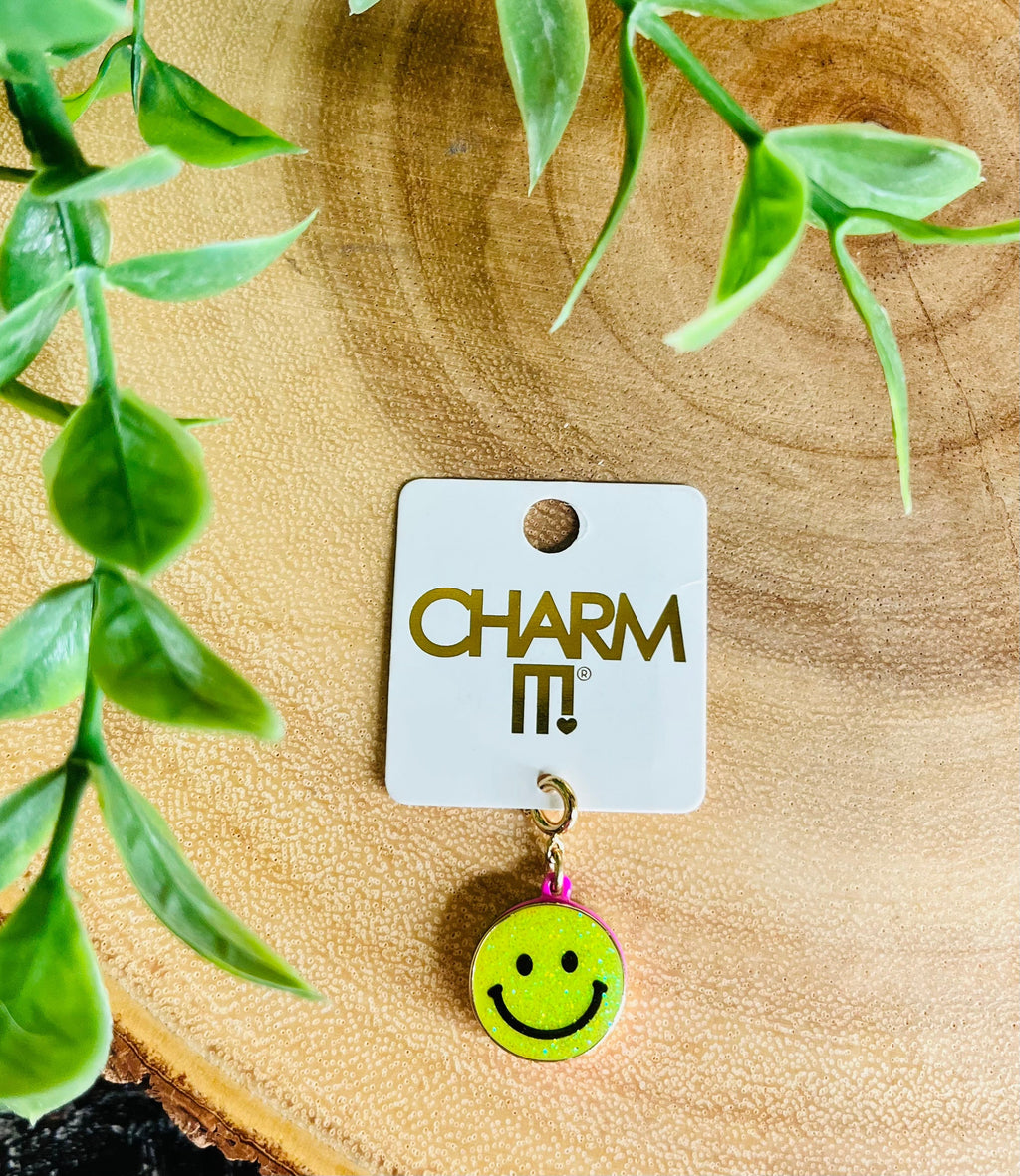Charm It double side smile charm