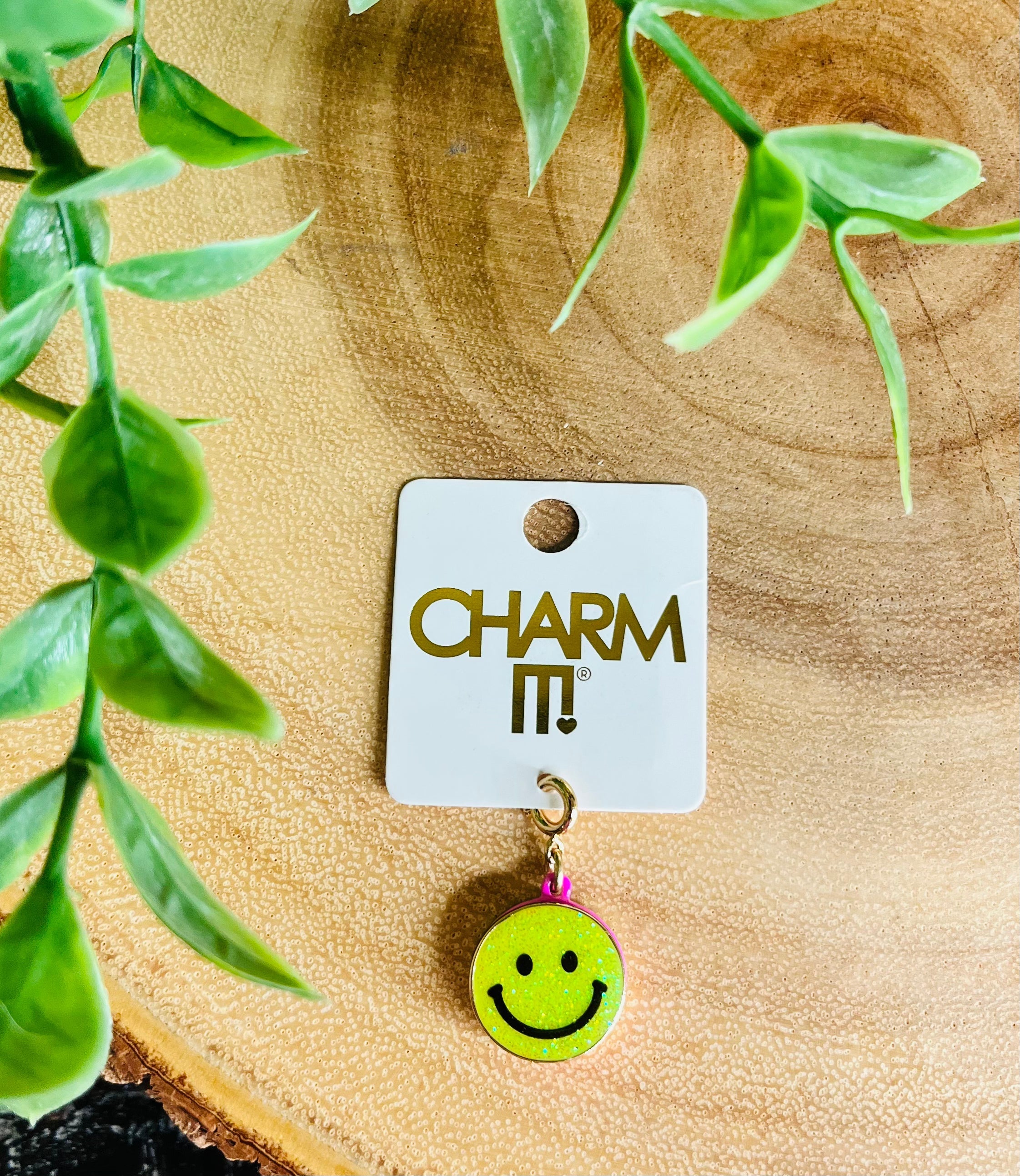 Charm It double side smile charm