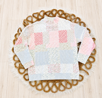Evermmee Patchwork Mockneck Pullover and Short Set Women’s