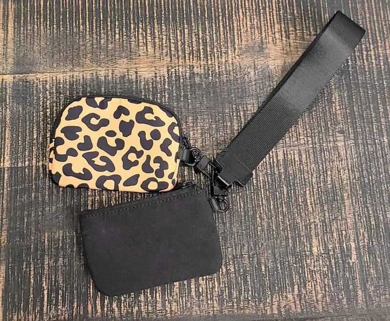 Cheetah Printed Wristlets