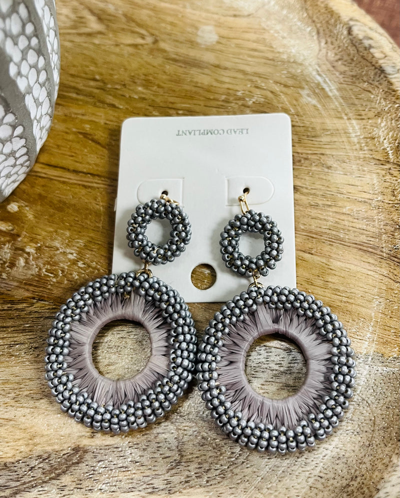 Circle Dangle Earrings