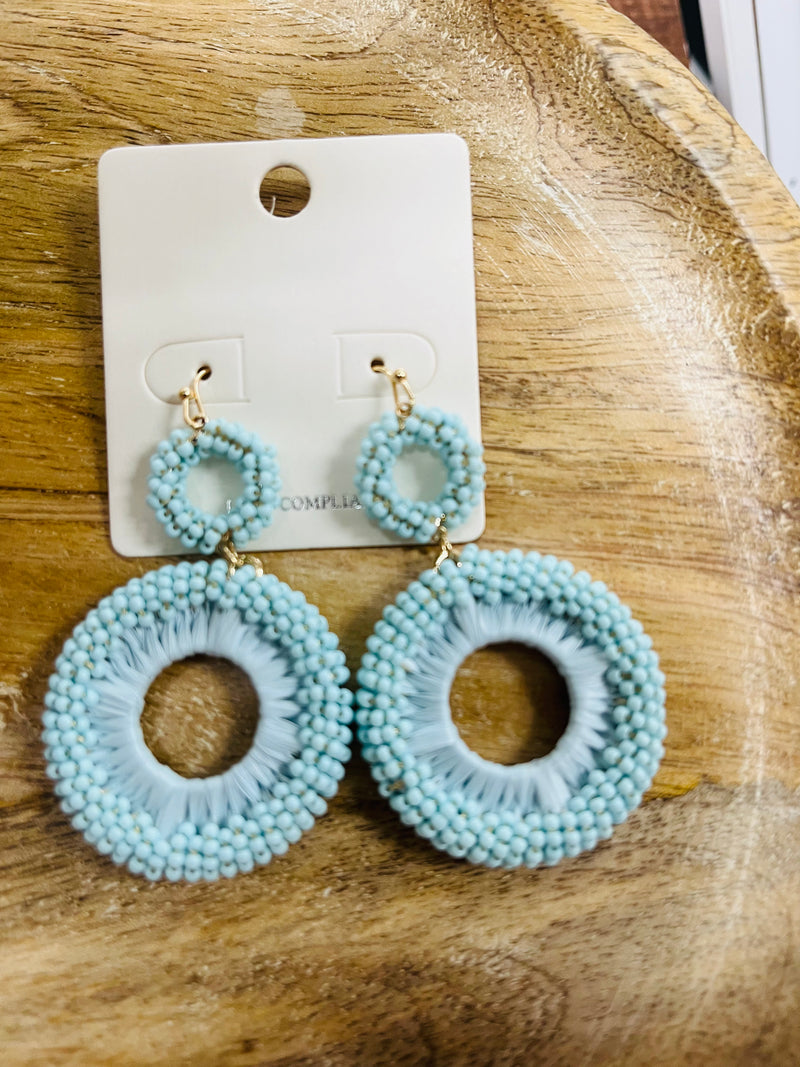 Circle Dangle Earrings