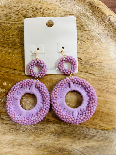 Circle Dangle Earrings