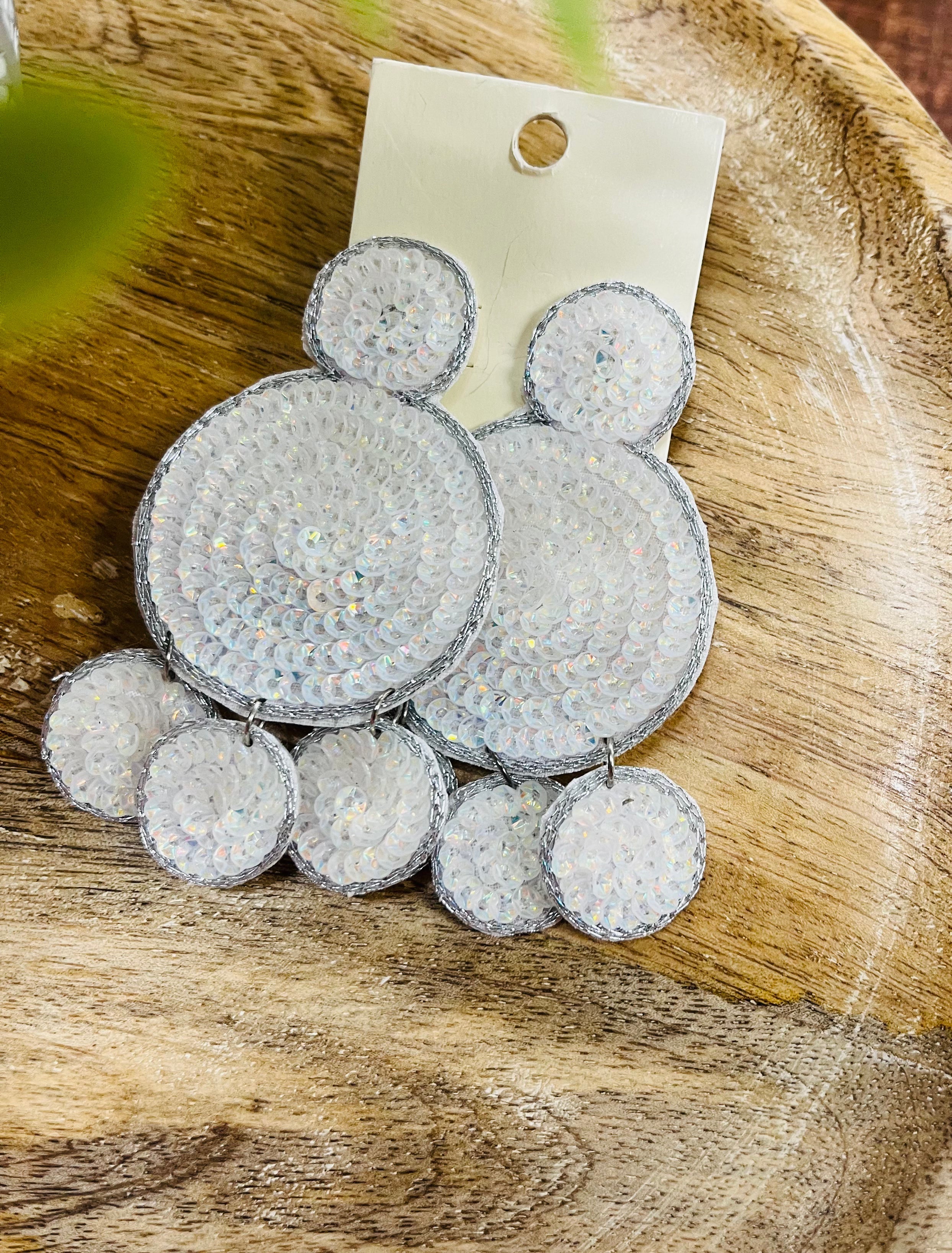 Circle Sparkle Earrings