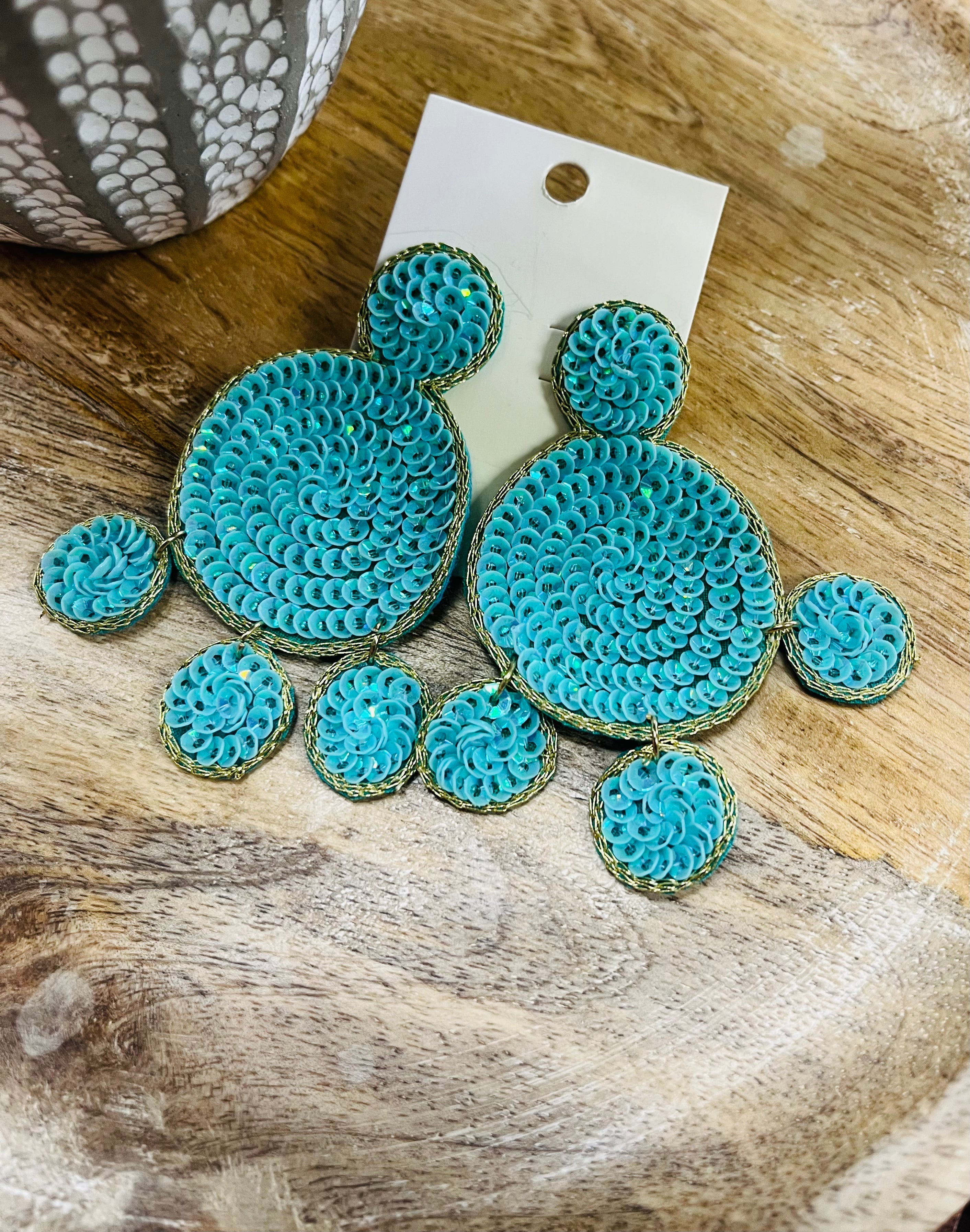 Circle Sparkle Earrings