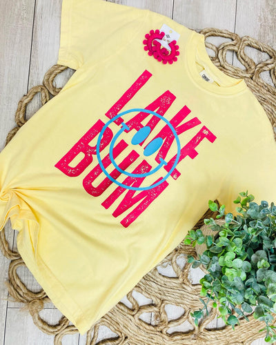 Comfort colors lake bum tee - Mini Mee Boutique