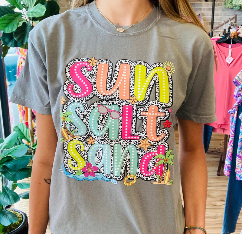 Comfort colors sun salt sand tee