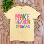 Women’s Yellow Make Heaven Crowded Tee
