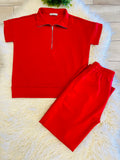 Women’s Ruby Red Scuba set