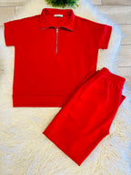Women’s Ruby Red Scuba set