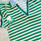 Women’s Evermmee Kelly Green Striped Top