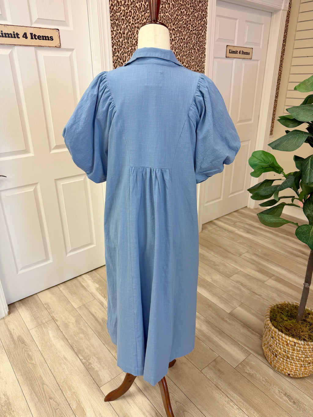Blue Haven Midi Linen Dress by UmGee Women’s - True to Size