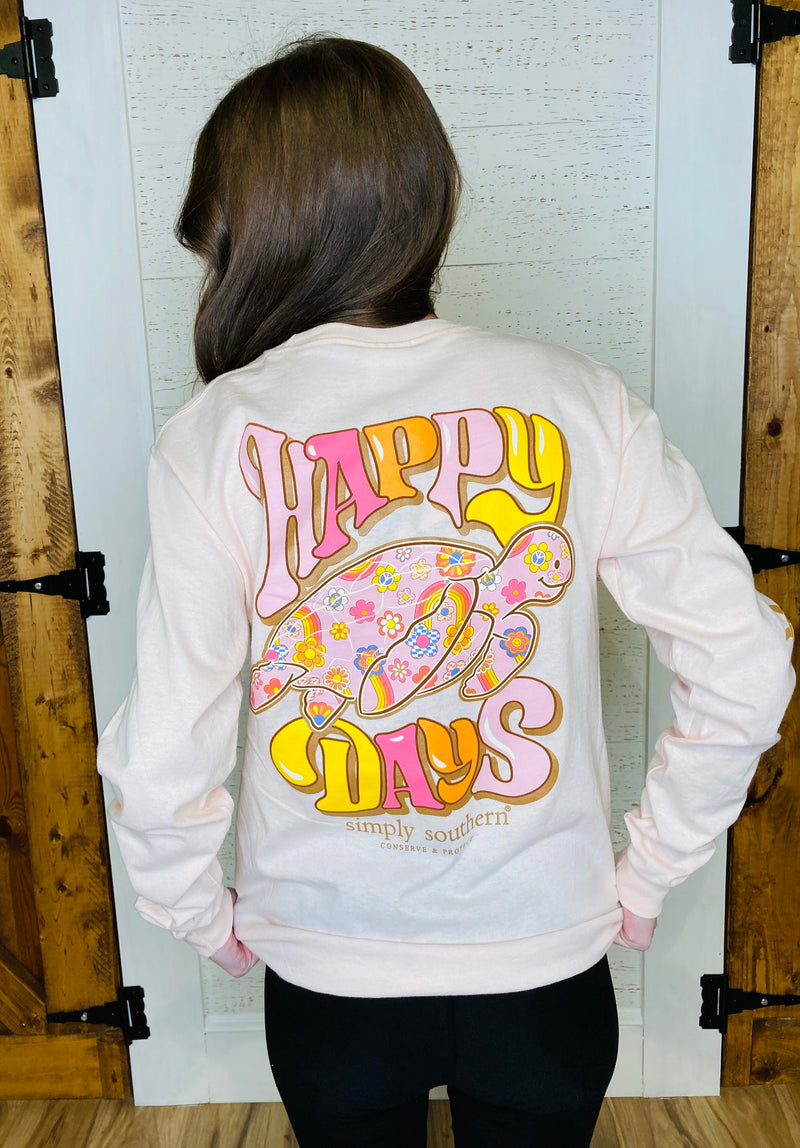 Women’s Simply Southern Happy Days Long sleeve