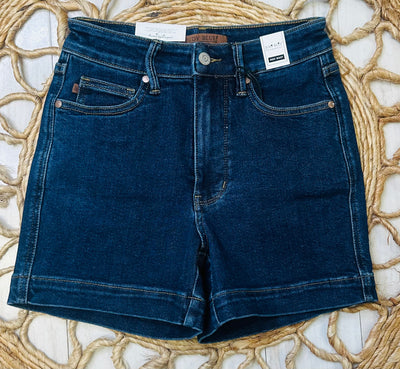 Judy Blue Tummy Control Shorts 0333 - Mini Mee Boutique