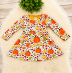 Girl’s Fall Pumpkin Dress