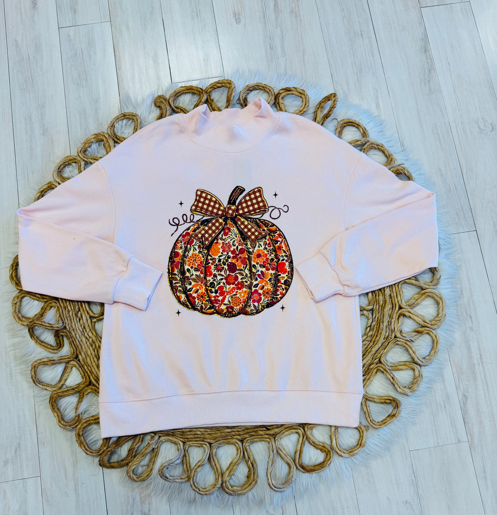 Women’s Evermmee Pumpkin Mock Neck Pullover