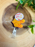 “Please don’t fall for me” ID Badge Reel