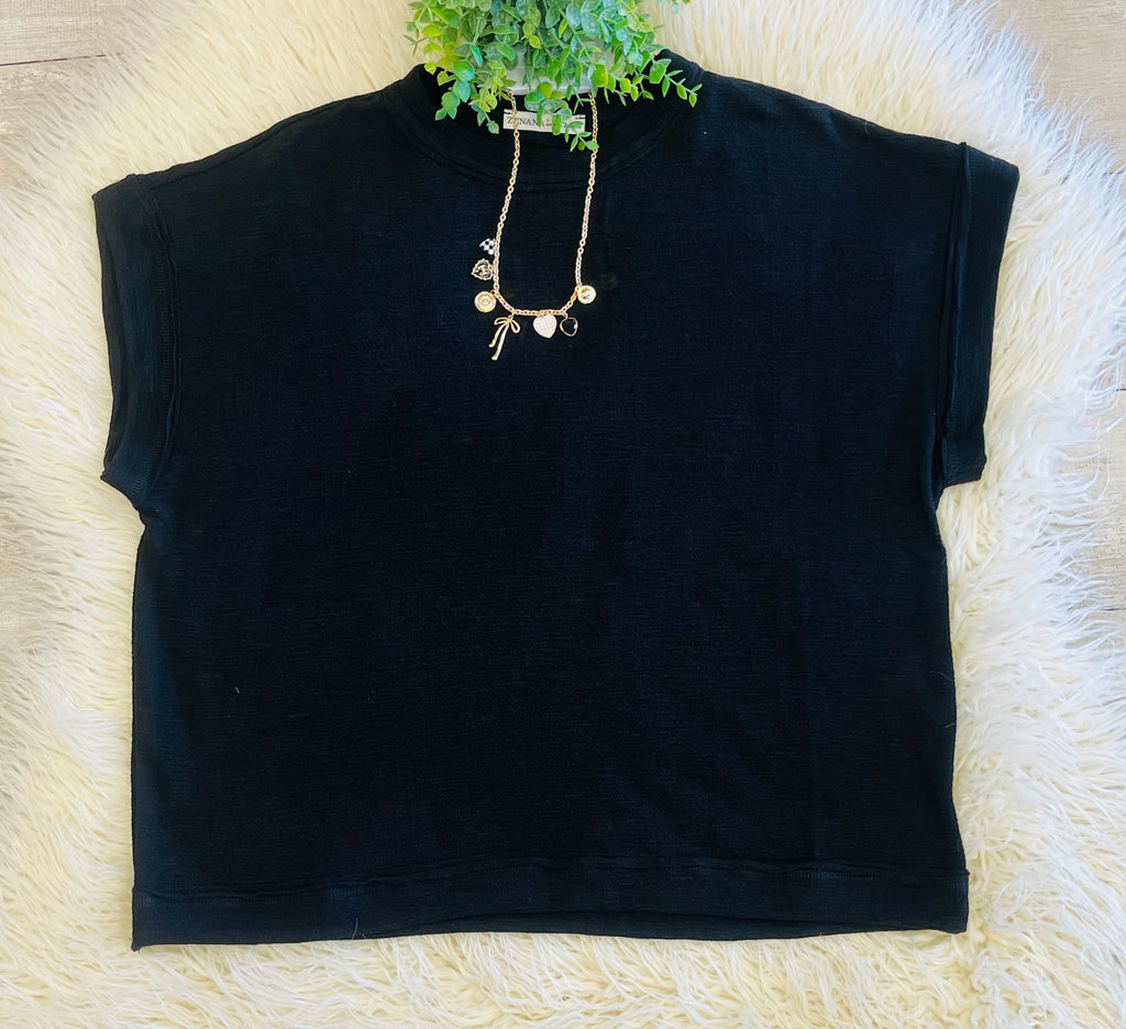 Women’s Zenana Cute Cotton Set In Black