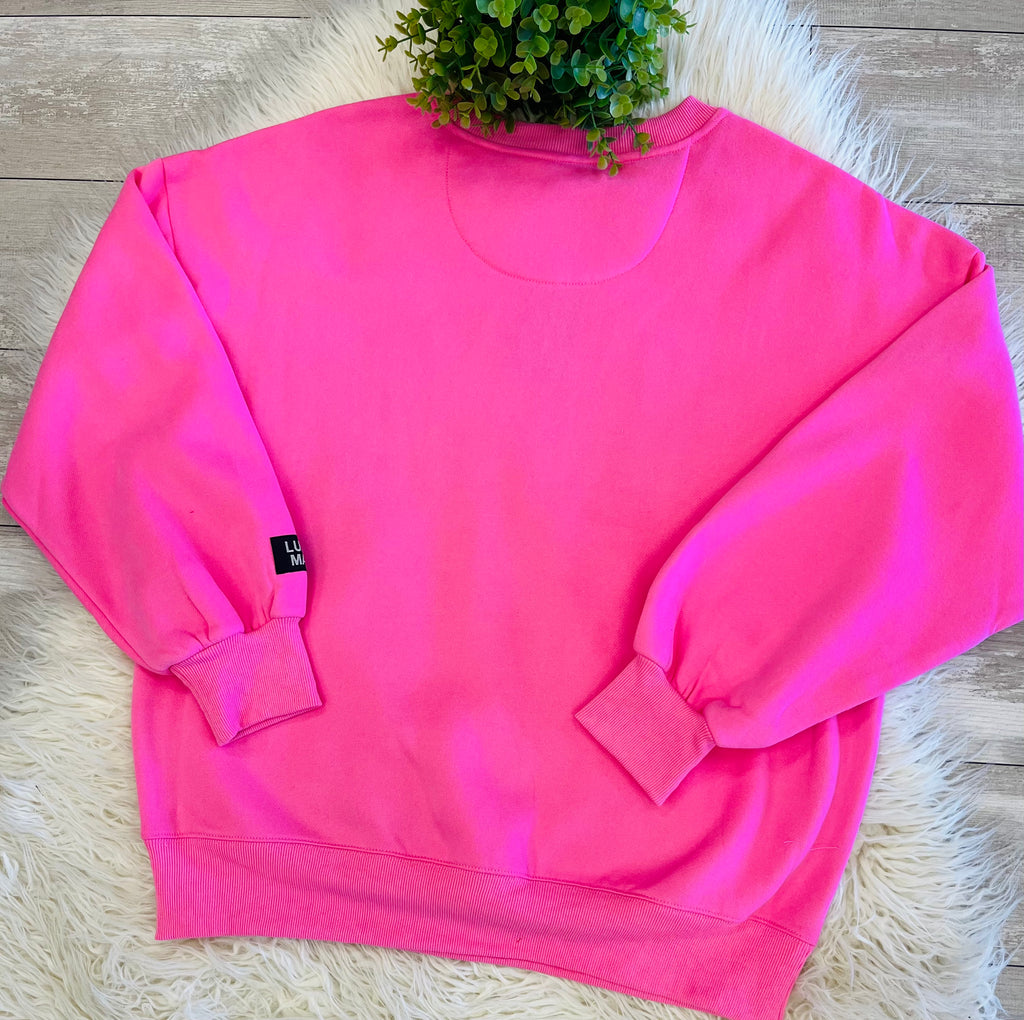 Women’s LuLu Mac Pink And Purple Sweatshirt