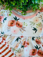 Girl’s Floral & Striped Set
