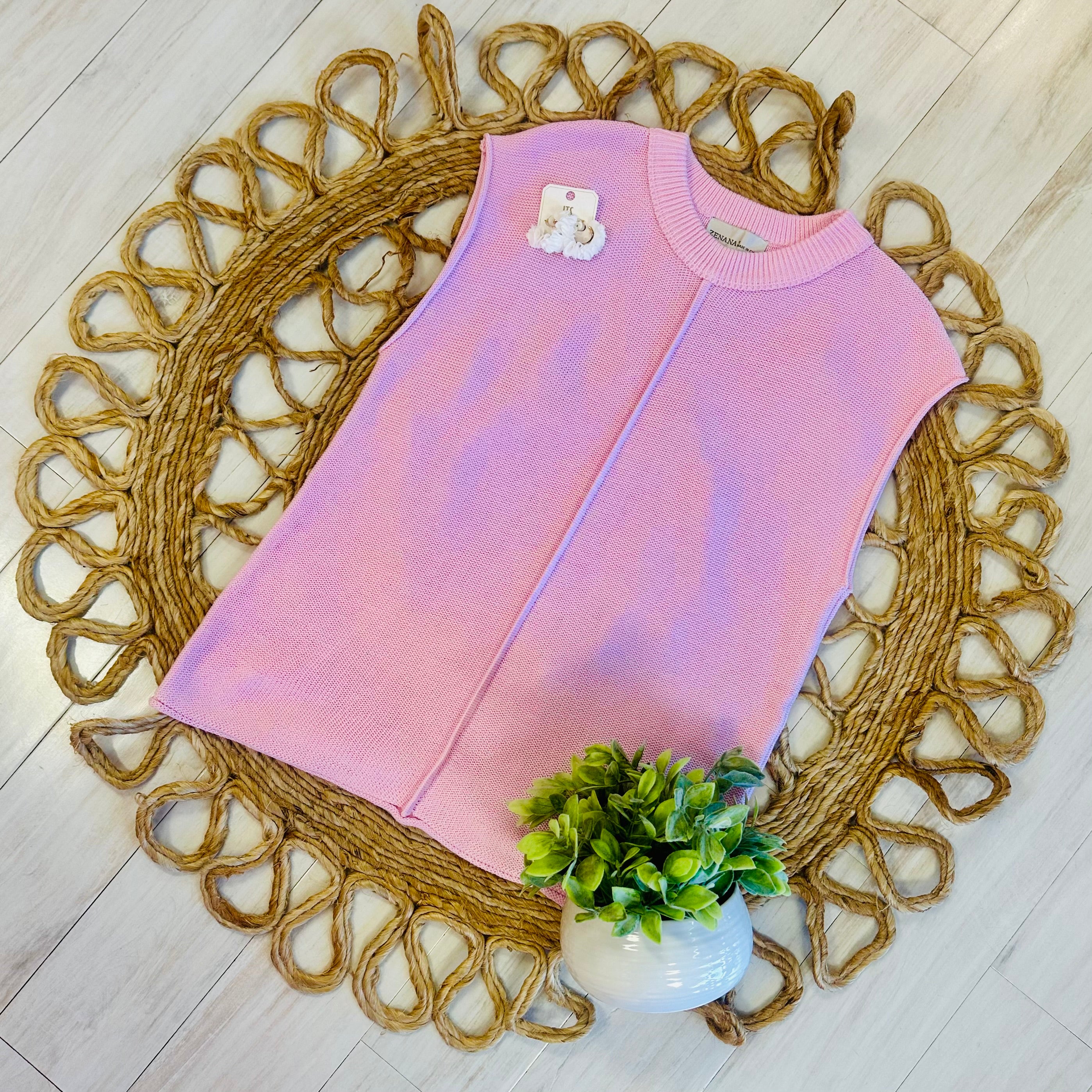 Women’s Pink Knit Top