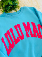 LuLu Mac Blue And Pink Sweatshirt