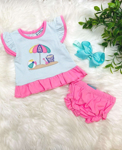 Baby Girls Beach Two Piece - Mini Mee Boutique