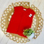 Women’s Red Knit Top
