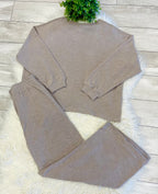 Women’s Zenana Cute Cotton Long Sleeve Set in Ash