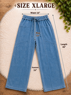 Women’s Evermmee Deep Blue Drawstring Pants- True to Size