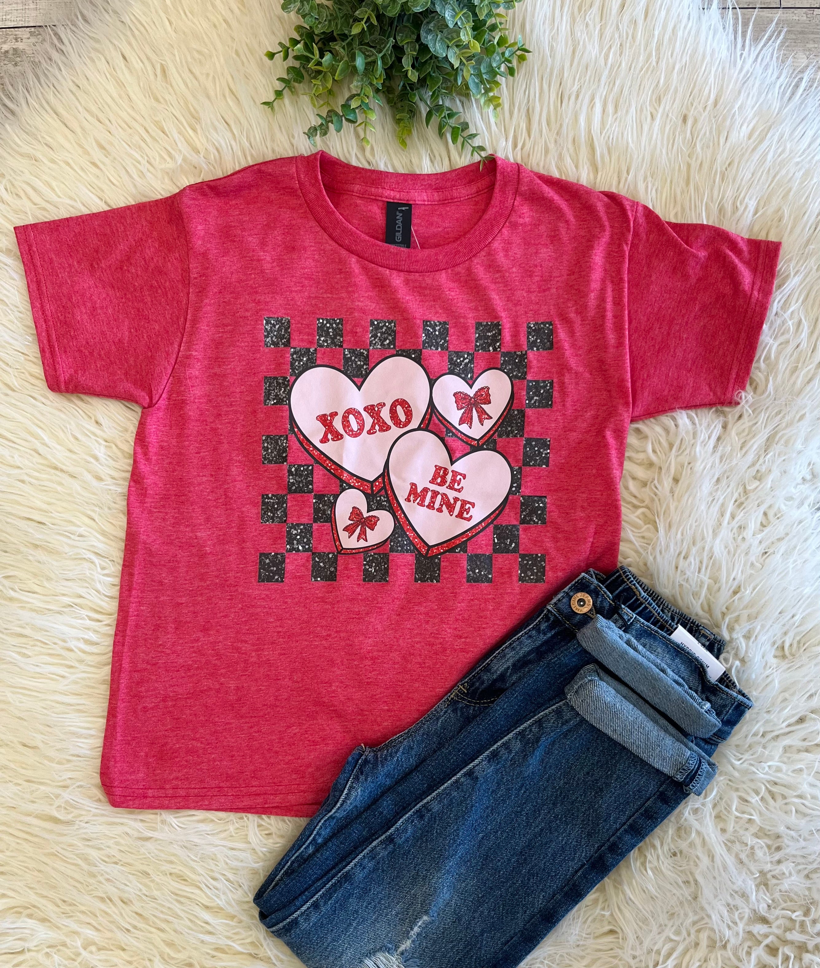 Girl’s XOXO Valentine’s Graphic Tee