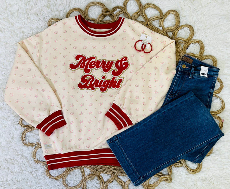 Simply Southern Merry & Bright Sweatshirt