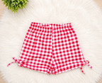 Girl’s Pink Floral Gingham Outfit