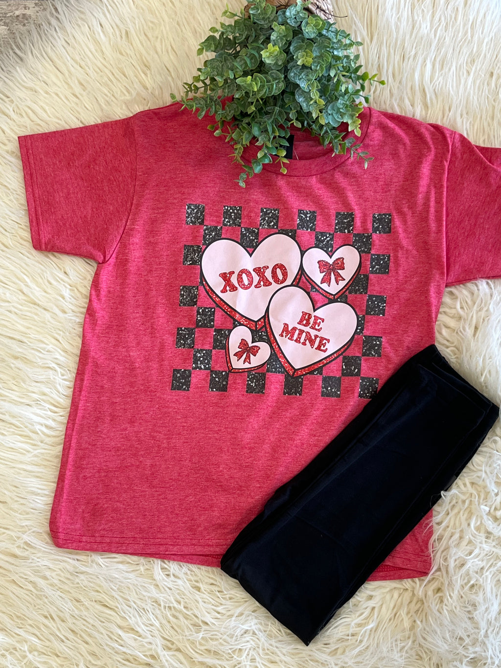 Girl’s XOXO Valentine’s Graphic Tee