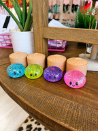Squishy Dumpling Gel Filled Glitter Medium Size Ages 3+