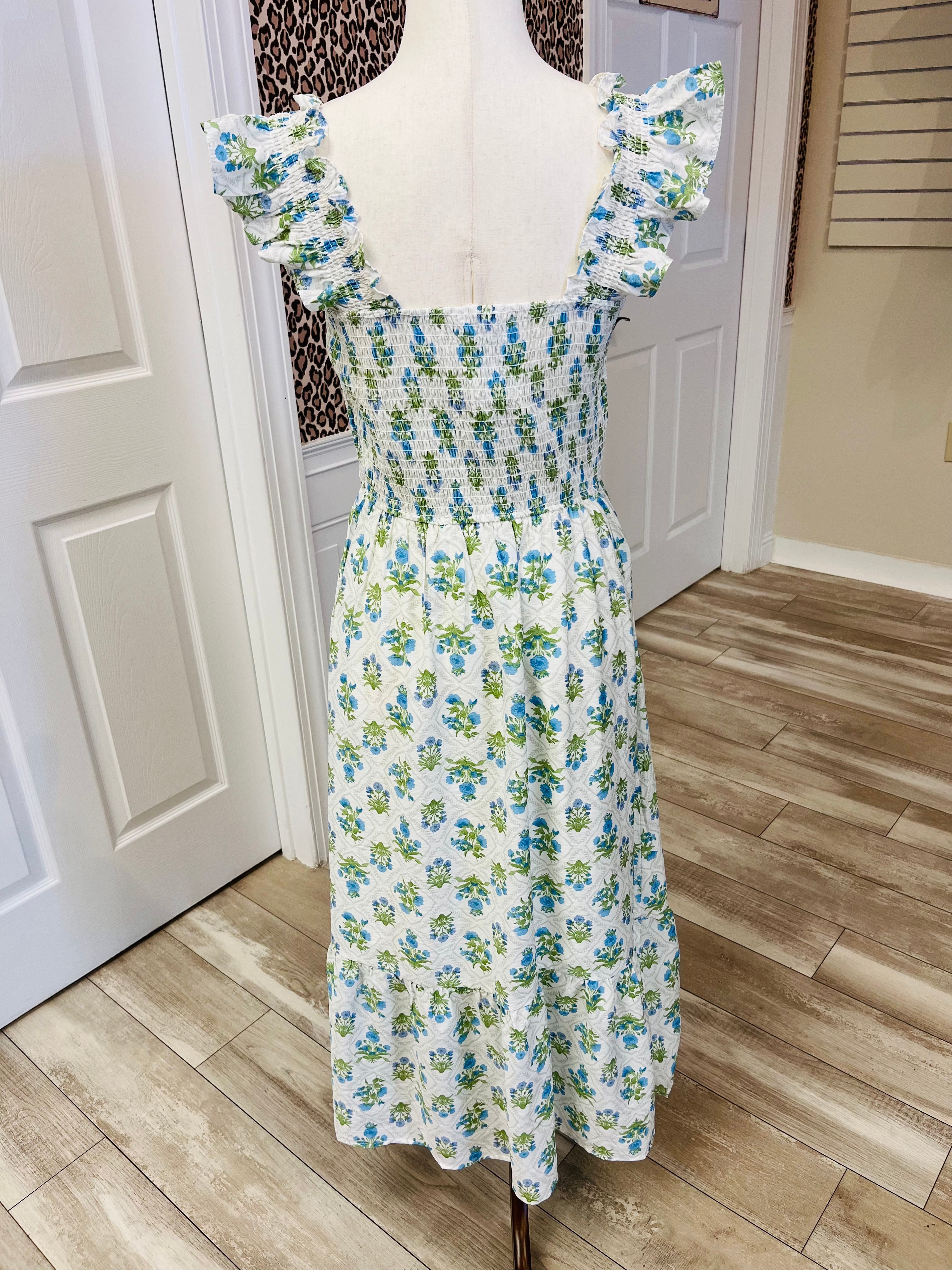 Women’s Blu Pepper Smocked Floral Dress