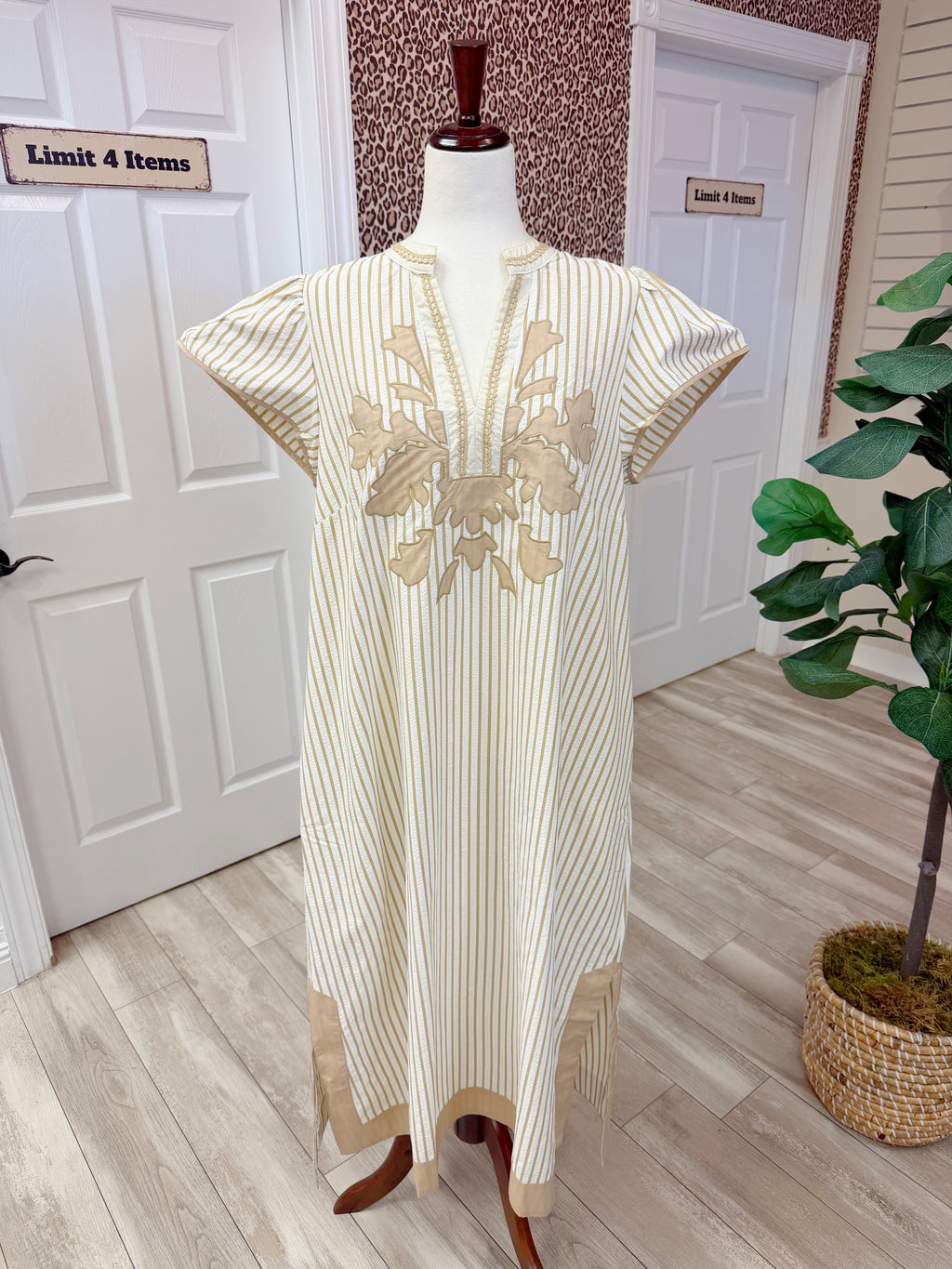 Natural Beauty Embroidered Dress by UmGee Women’s - True to Size